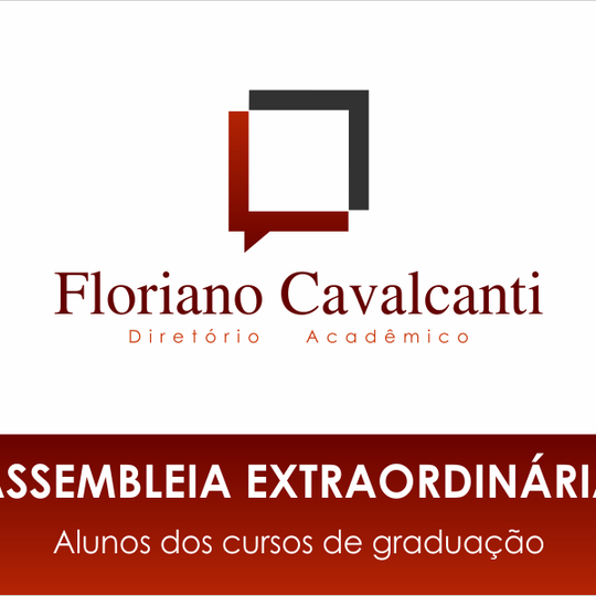 #53797 Diretório Acadêmico convoca alunos da graduação para Assembleia Extraordinária