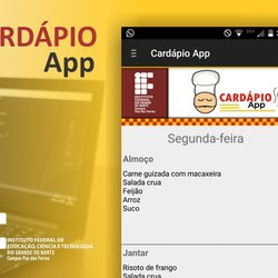 #53819 Alunos desenvolvem aplicativo com cardápio servido na cantina do Campus Pau dos Ferros