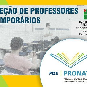#53899 Divulgado resultado parcial de seleção interna para professores do Pronatec