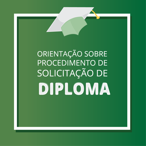 A entrega do diploma e histórico será realizada de forma digital, através do site gov.br