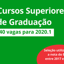 #54147 Divulgada lista de aprovados (as) no processo seletivo para cursos superiores via ENEM