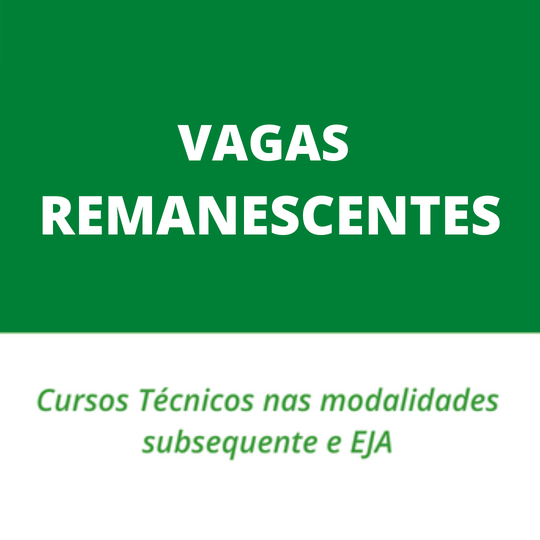 #54223 Subsequente: Campus publica lista 1ª chamada das vagas remanescentes 