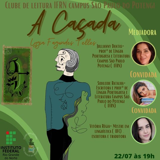 #54256 "A caçada" é o conto do 3º encontro do Clube de Leitura 