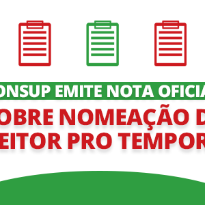 #54287 Consup emite nota oficial sobre nomeação de reitor pro Tempore
