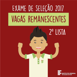 #54315 Campus São Paulo do Potengi divulga segunda lista de vagas remanescentes