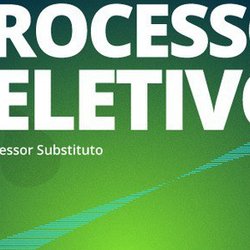 #54320 Publicada retificação de edital para seleção de Professor Substituto