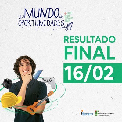 #54357 Exame de Seleção 2023: resultado final será divulgado nesta quinta-feira, dia 16