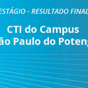 #54530 Seleção de estagiário tem resultado final publicado
