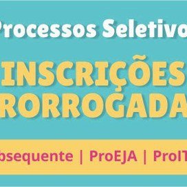 #54661 ProITEC e processos seletivos do IFRN recebem inscrições até 15 de junho 