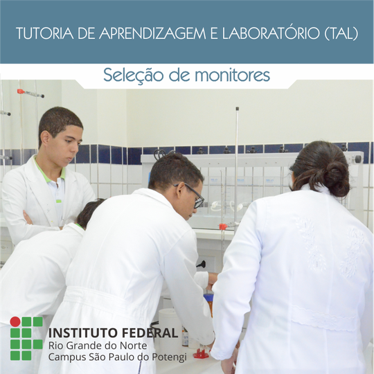 #54818 Campus abre inscrições para programa de Tutoria de Aprendizagem e Laboratório