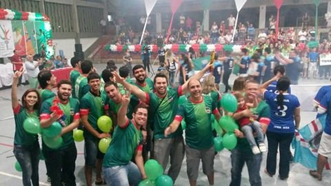 Servidores/atletas lotaram o Ginásio Poliesportivo do Campus  Natal Central