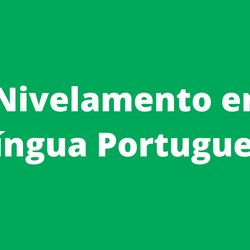 #54920 Nivelamento em língua portuguesa está com inscrições abertas