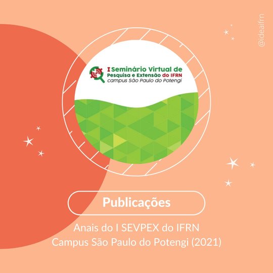 #54973 Anais do I SEVIPEX  é publicado no Repositório Institucional Memoria