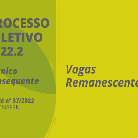#55077 Abertas inscrições para preenchimento de vagas