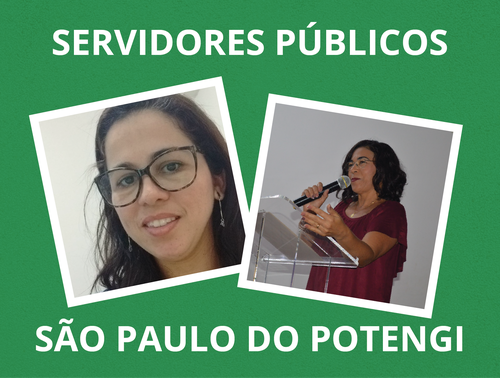 Da esquerda para a direita: Ulisandra Ribeiro e Cássia de Fátima.