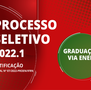 #55097 Publicada retificação do Processo Seletivo para cursos de Graduação via Enem