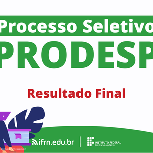 #55118 Divulgado resultado final do processo seletivo para professores instrutores