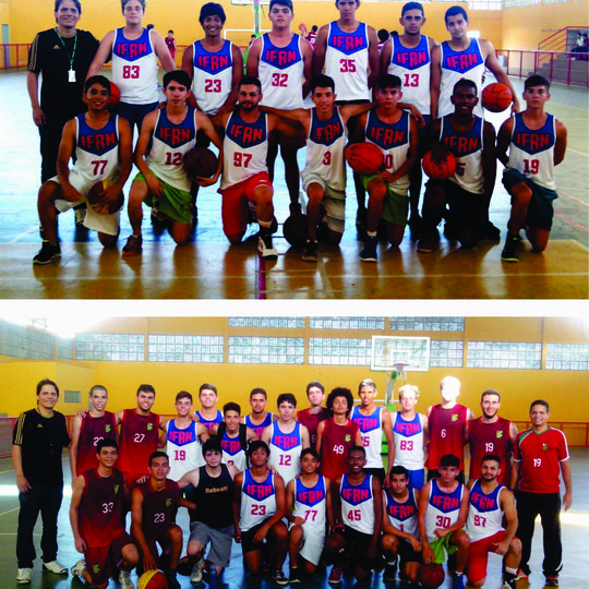 #55238 Amistoso de basquete leva alunos do IF/SPP ao Campus Parnamirim do IFRN
