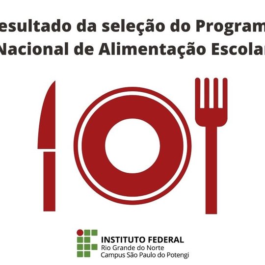 #55253 Resultado da seleção do Programa Nacional de Alimentação Escolar