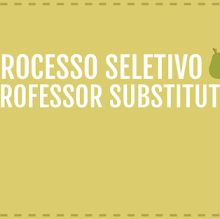 #55259 Publicada retificação do Edital para processo seletivo de professor substituto