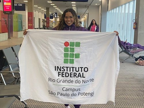 Maria Clara representou o Rio Grande do Norte na delegação brasileira.