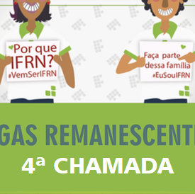 #55308 Publicada 4ª chamada para vagas remanescentes dos Cursos Técnicos da modalidade integrado