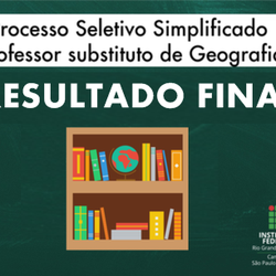 #55309 Campus São Paulo do Potengi divulga resultado final de processo seletivo