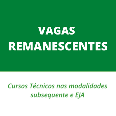 #55316 Subsequente: Campus publica lista com a 3ª chamada das vagas remanescentes 