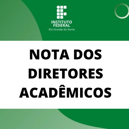 #55387 Diretores Acadêmicos emitem 'Nota de Apoio a Estudantes'