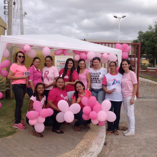 #5541 Campus Ipanguaçu do IFRN realiza campanha de conscientização contra o câncer de mama