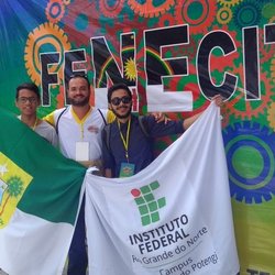 #55428 Alunos do IFRN Campus São Paulo do Potengi são premiados na FENECIT 