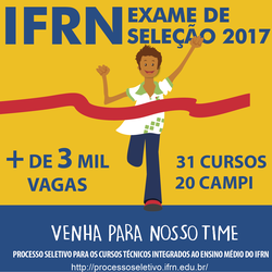#55484 IFRN realiza exame de seleção para entrada em 2017