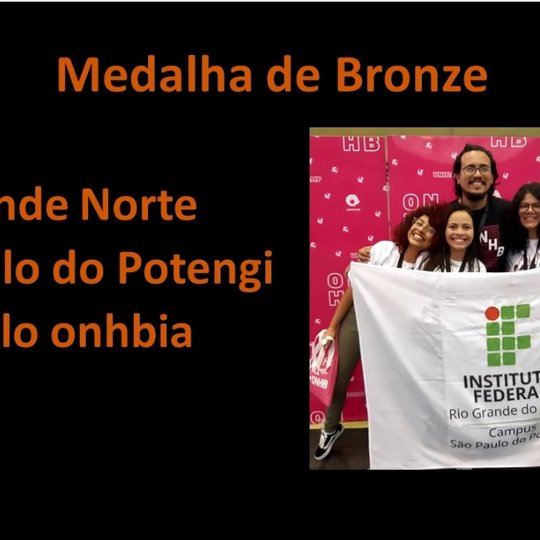 #55624  Estudantes do IFRN SPP são medalhistas na ONHB