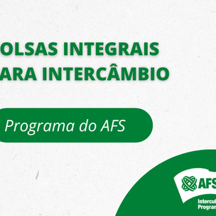 #55632 Programa AFS oferece bolsas de intercâmbio