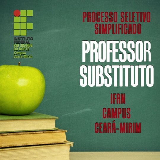 #5740 Divulgado edital de processo seletivo para professor substituto 