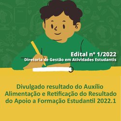 #5808 Assistência Social do Campus Ceará-Mirim divulga o resultado do Auxílio Alimentação 2022.1 e Retifica o Resultado do Apoio a Formação Estudantil