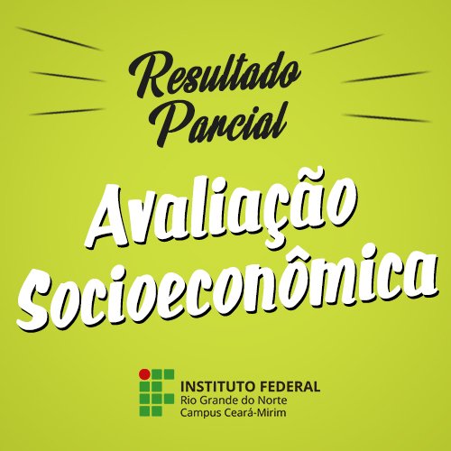 #5823 Resultado preliminar de avaliação socioeconômica das vagas remanescentes é disponibilizado