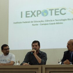 #5874 Campus Ceará-Mirim promoveu 1ª EXPOTEC com atividades científicas e culturais