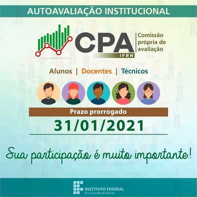 #5921 Prazo para realizar autoavaliação institucional é prorrogado