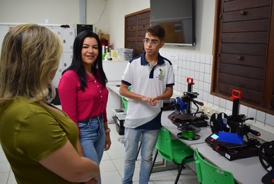 Visita LabMaker Vice-prefeita e Vereadora Assu 5