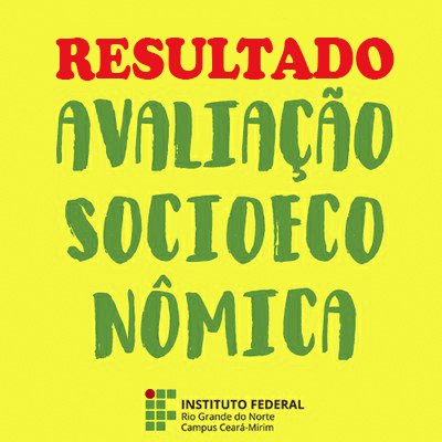 #6005 Diretoria Acadêmica divulga resultado preliminar das análises de renda e pessoas com deficiências para os Cursos Técnicos Integrados