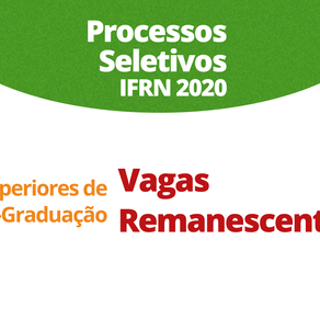 #6075 Abertas as inscrições para vagas remanescentes em Pós-Graduação