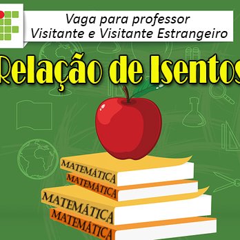 #6103 Comissão do Processo Seletivo Simplificado para professor visitante e visitante estrangeiro, publica resultado do requerimento de isenção 