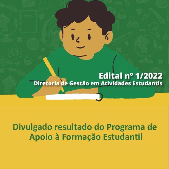 #6171 Assistência Social do Campus Ceará-Mirim divulga o resultado do Programa de Apoio à Formação Estudantil
