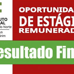 #6199 Divulgado o Resultado Final do Edital 11/2022 - Estágio Remunerado em Educação Física