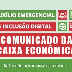 #6262 Comunicado da Caixa Econômica de Ceará-Mirim sobre a abertura de contas
