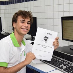 #6289 Aluno do curso Programação de Jogos Digitais representa o Campus Ceará-Mirim nas finais de Olimpíadas de Informática