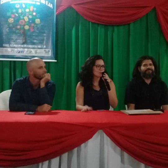 #6462 Servidores do IFRN Campus Ceará-Mirim participam de Mesa Redonda no 1º Colóquio de Educação da EJA do município