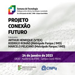 #6539 Projeto Conexão Futuro marca abertura da I Semana de Tecnologia do Campus Ceará-Mirim
