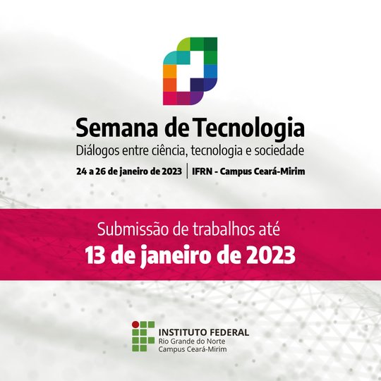 #6631 Semana de Tecnologia abre prazo para submissão de trabalhos